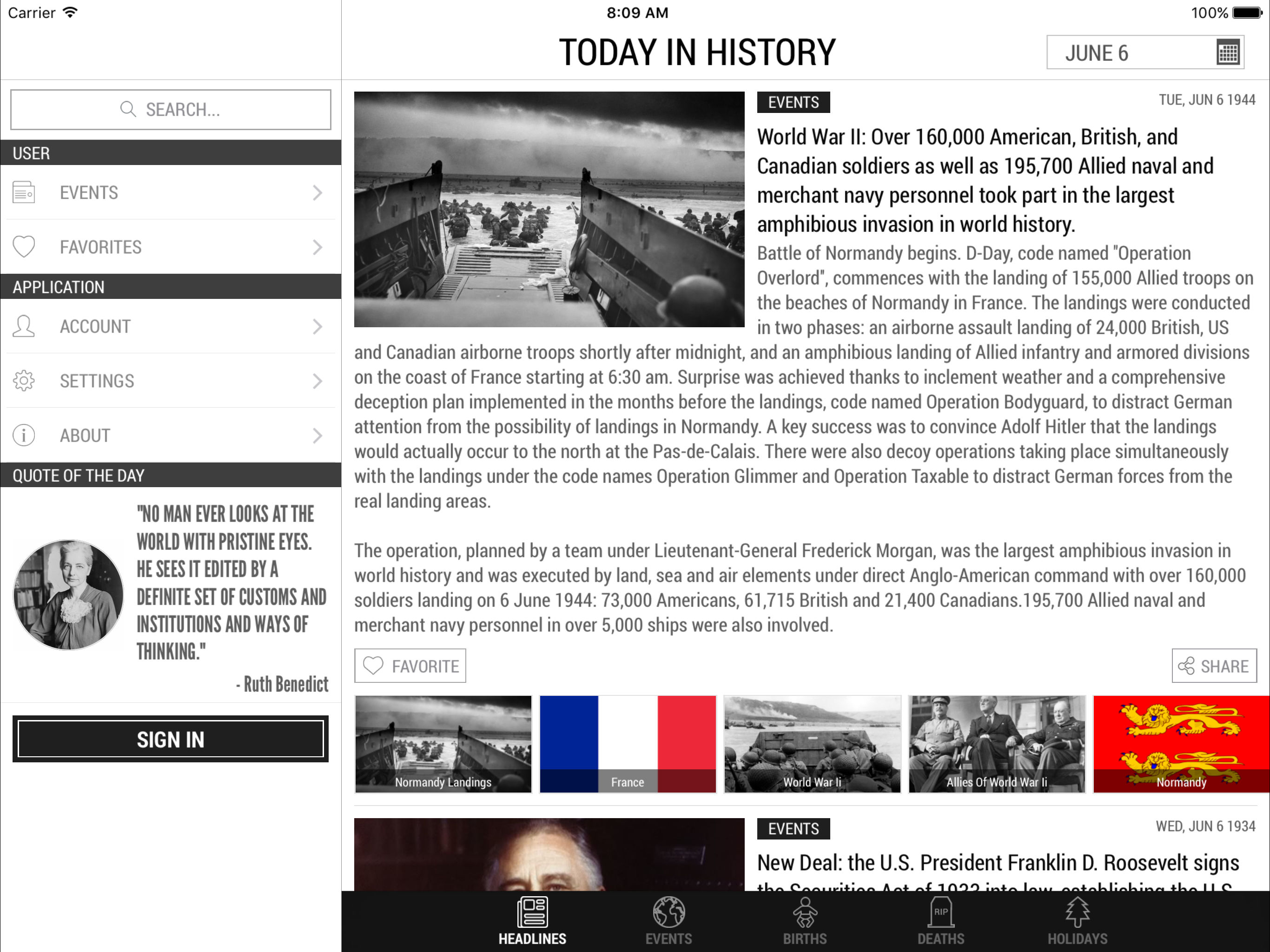 Today In History: Bringing The Past To Your Pocket