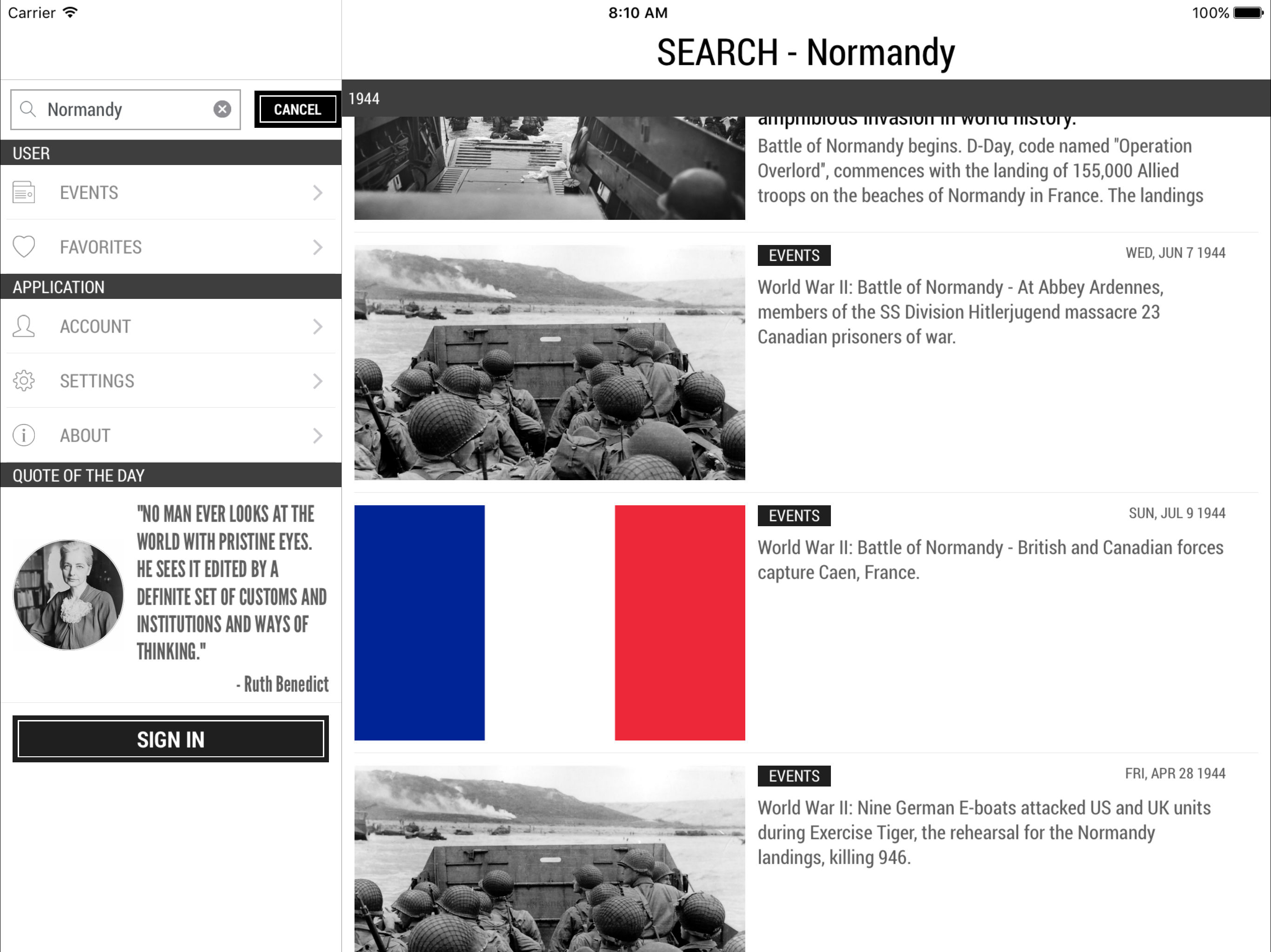 Today In History: Bringing The Past To Your Pocket